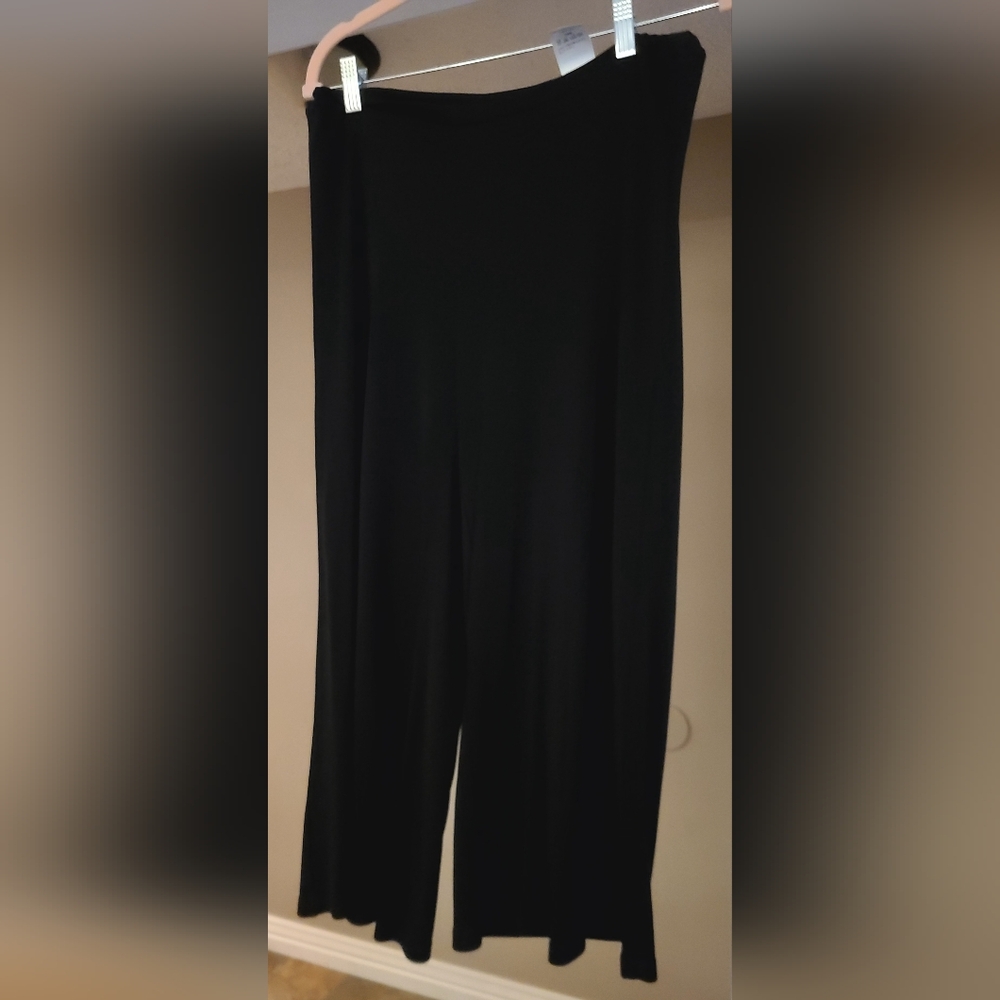 Eddie Bauer palazzo pants petite medium black